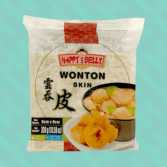 Happy Belly Wonton Sheets (9cm) 300g