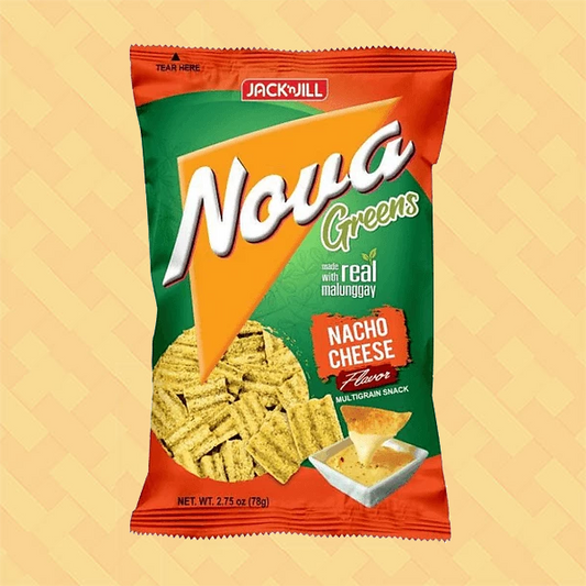 Jack 'n Jill Nova Greens made with Real Malunggay Nacho Cheese Flavor 78g