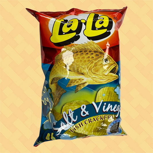 Lala Fish Crackers Salt and Vinegar 100g