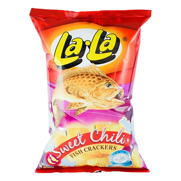 Lala Fish Crackers Sweet Chili 100g