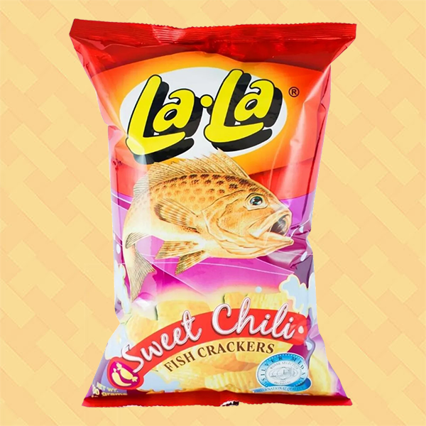 Lala Fish Crackers Sweet Chili 100g