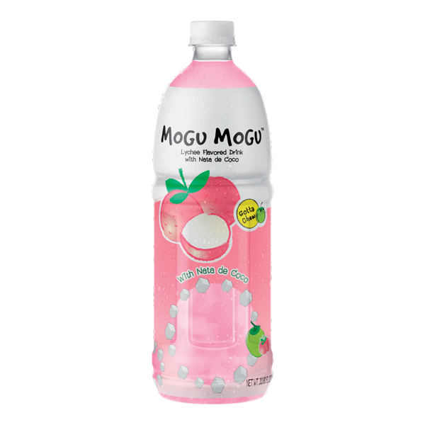 Mogu Mogu Lychee Flavoured Drink with Nata de Coco 1l