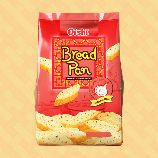 Oishi Bread Pan Savoury Toasted Garlic 42g