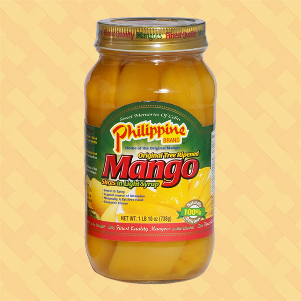 Philippine Brand Original Tree Ripened Mango Slices in Light Syrup 738g