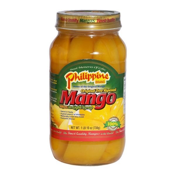 Philippine Brand Original Tree Ripened Mango Slices in Light Syrup 738g
