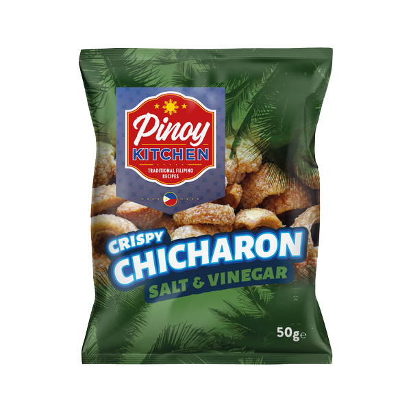 Pinoy Kitchen Crispy Chicharon Salt and Vinegar 50g