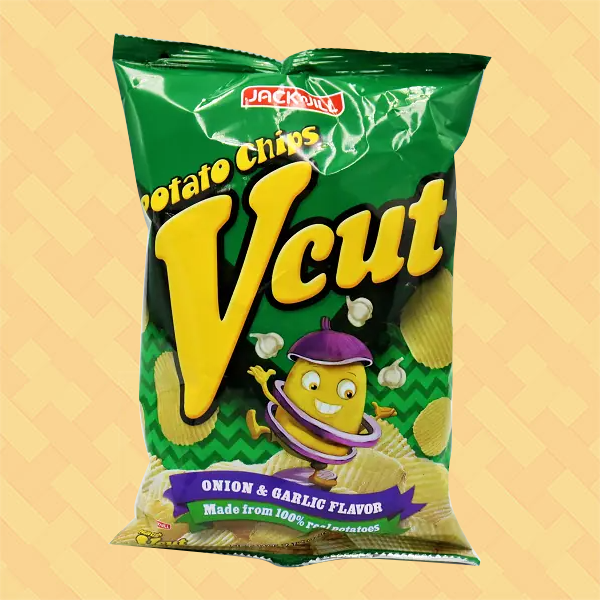 VCut Potato Chips Onion and Garlic 60g