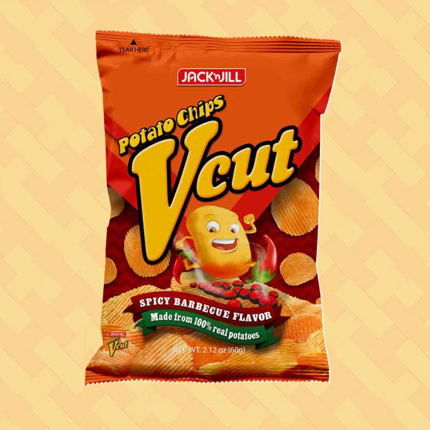 VCut Potato Chips Spicy Barbeque 60g