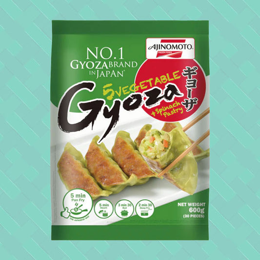 Gyoza Dumplings Vegetables + Green Pastry 600g