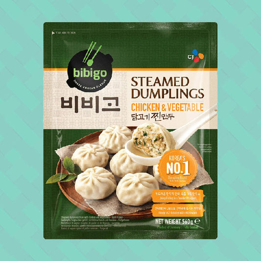 CJ Foods Bibigo Steamed Dumplings Chicken & Vegetable 560g