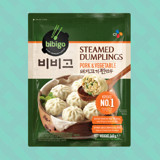 CJ Foods Bibigo Steamed Dumplings Pork & Vegetable 560g