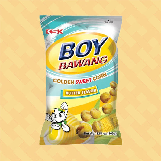 KSK Boy Bawang Cornick Golden Sweet Corn Butter Flavor 100g