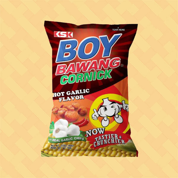 KSK Boy Bawang Hot Garlic Flavor 90g