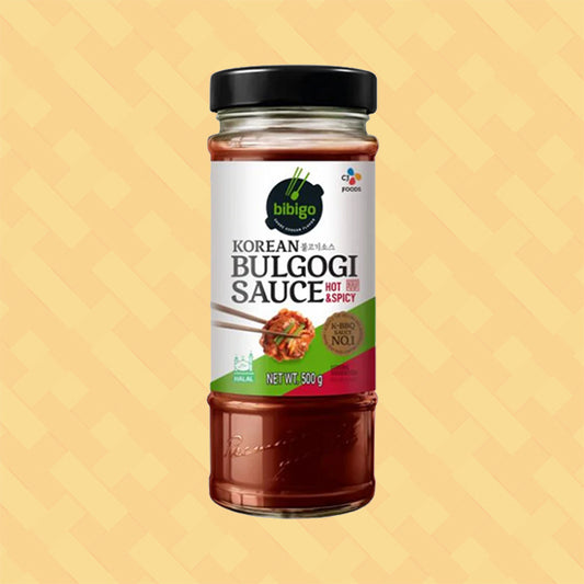 CJ Foods Bibigo Korean Bulgogi Sauce Hot & Spicy 500g