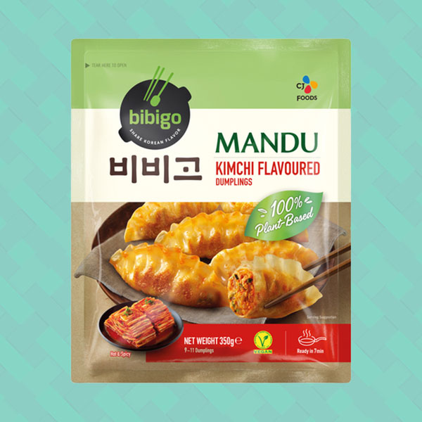 CJ Foods Bibigo Mandu Kimchi Flavoured Dumplings 350g