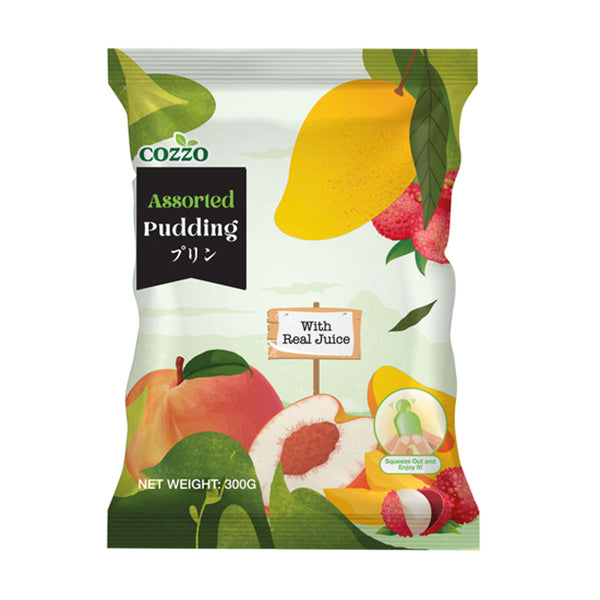 Cozzo Assorted Pudding with Real Juice 300g