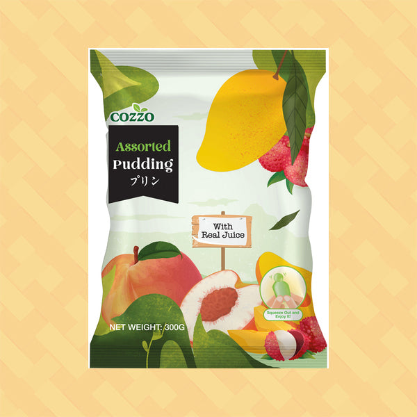 Cozzo Assorted Pudding with Real Juice 300g