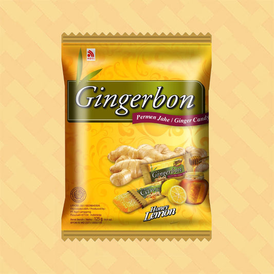 Ginger Honey Lemon Bonbons 125g