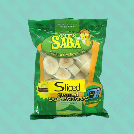 Steamed Sliced Saba Bananas 454g