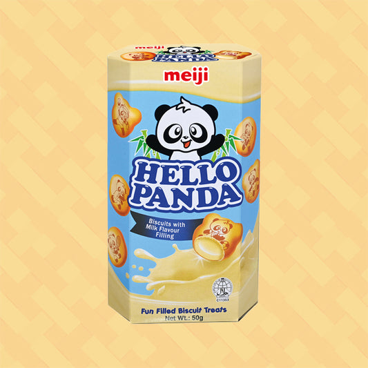 Meiji Hello Panda Biscuits with Milk Flavor Filling 50g