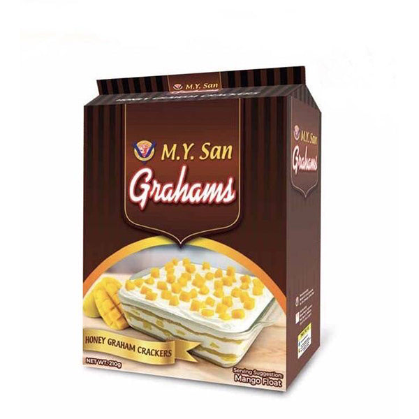 M. Y. San Grahams Honey Graham Crackers 210g