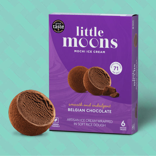 Little Moons Mochi Ice Cream Chocolate Belgian (6 pieces) 192g