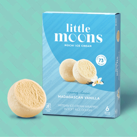 Little Moons Mochi Ice Cream Madagascan Vanilla (6 pieces) 192g