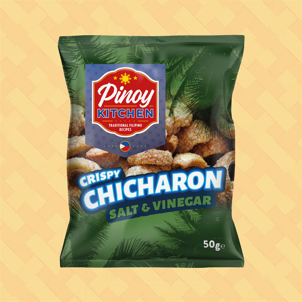 Pinoy Kitchen Crispy Chicharon Salt and Vinegar 50g