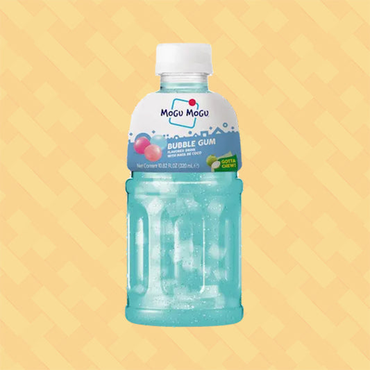 Mogu Mogu Bubble Gum Flavoured Drink with Nata de Coco 320ml