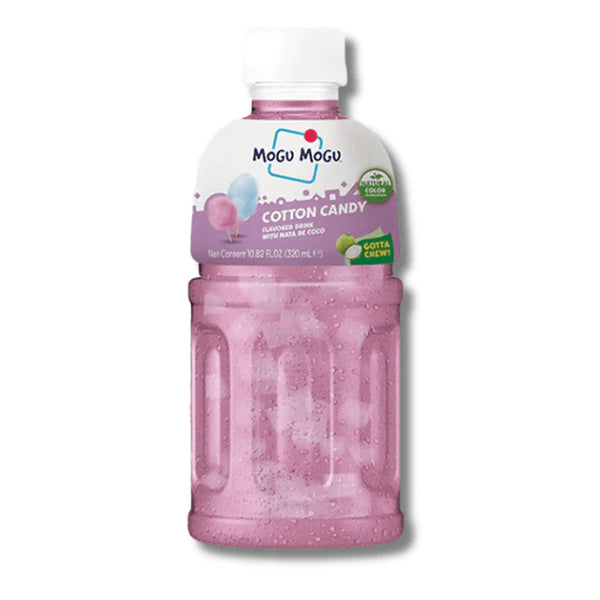 Mogu Mogu Cotton Candy Flavoured Drink with Nata de Coco 320ml