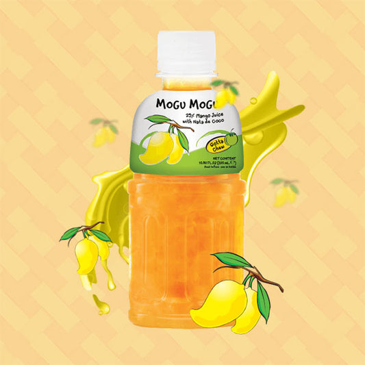 Mogu Mogu Mango Flavoured Drink with Nata de Coco 320ml