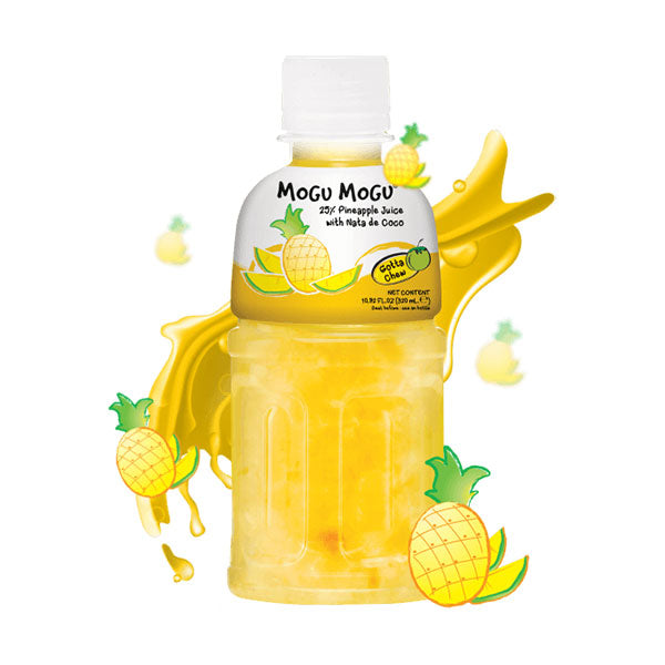 Mogu Mogu Pineapple Flavoured Drink with Nata de Coco 320ml