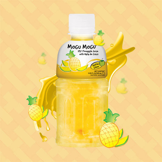 Mogu Mogu Pineapple Flavoured Drink with Nata de Coco 320ml