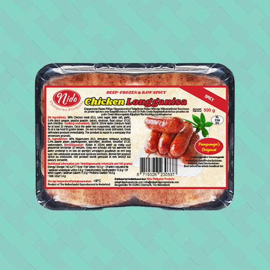 Nida Spicy Chicken Longganisa 500g