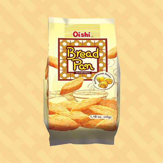 Oishi Bread Pan Buttered Toasted 42g