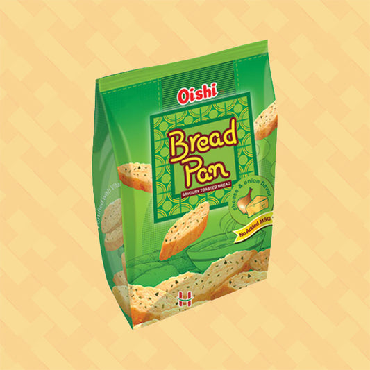 Oishi Bread Pan Savoury Toasted Cheese & Onion 42g