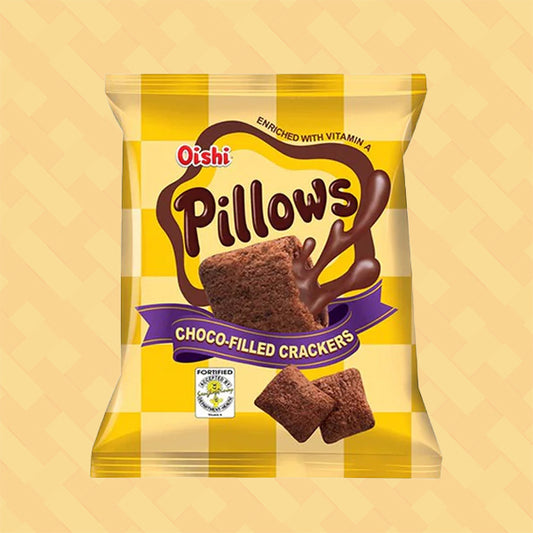 Oishi Pillows Choco-Filled Cracker 38g
