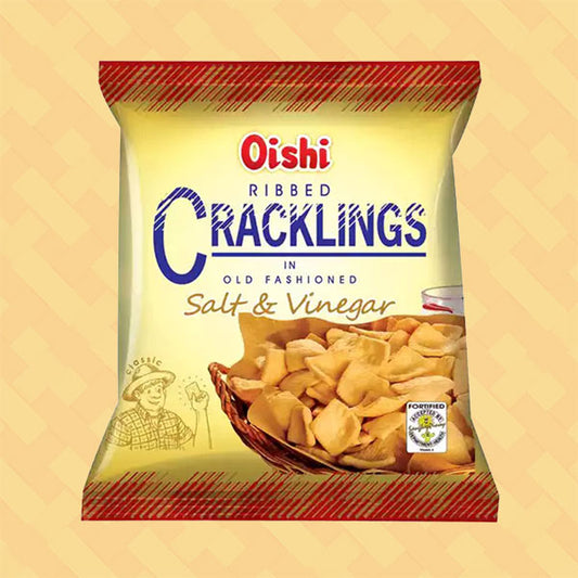 Ribbed Cracklings Salt & Vinegar 90g