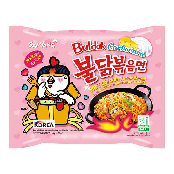 Samyang Buldak Ramen Hot Chicken Carbonara 130g