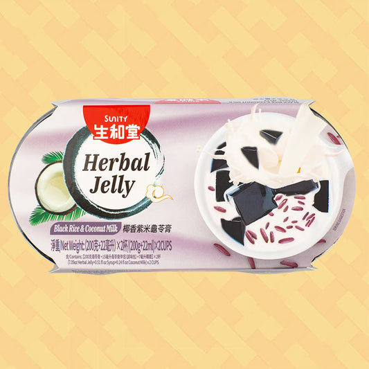 Sunity Herbal Jelly Purple Rice with Coconut Milk 2 x 200g