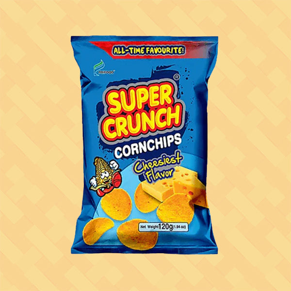 Prifood Super Crunch Cornchips Cheese Flavor 120g