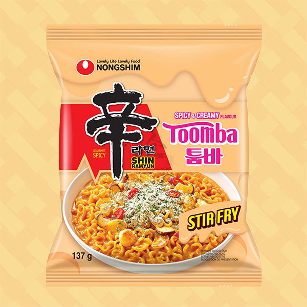 Nongshim Toomba Stir Fry Spicy and Creamy Flavour 137g