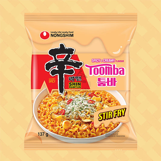 Nongshim Toomba Stir Fry Spicy and Creamy Flavour 137g