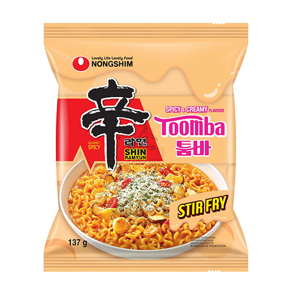 Nongshim Toomba Stir Fry Spicy and Creamy Flavour 137g