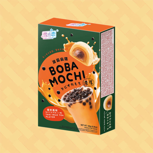 Yuki & Love Boba Mochi Thai Milk Tea Flavor 180g